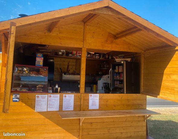 remorque chalet pizza snack