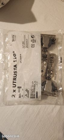 Utrusta charnieres 1 paquet de 2 ikea