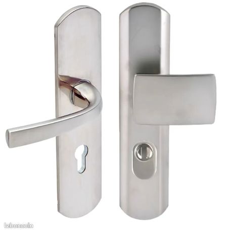 Vachette MUZE Poignée de porte blindée sur Plaque pour porte Palière