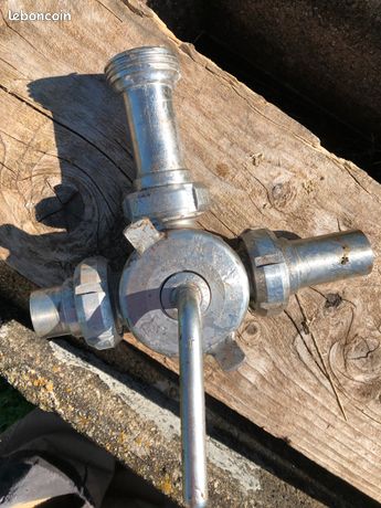 Vanne 3 voies inox et divers coudes