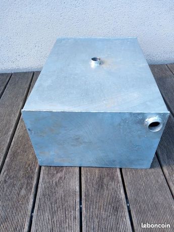Vase expansion 50l thermador en tole galvanisée rectangle