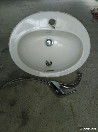 Vasque avec bonde et mitigeur ANCONETTI