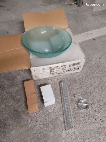 Vasque + bonde + siphon neufs