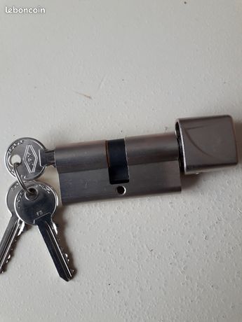 VDS cylindre de porte laiton nickelé