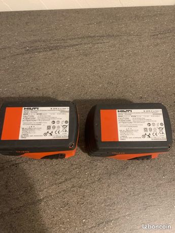 Vend 2 batteries HILTI B22 5.2 excellent état