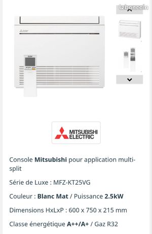 Vend climatiseur Mitsubishi