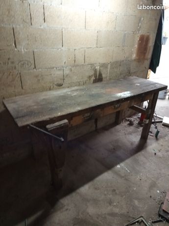 établi en bois chêne