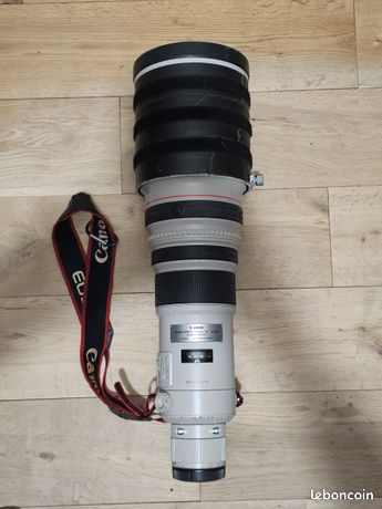 Objectif Canon EF 500 F4 L IS USM + x1.4 S3 + Bague RF