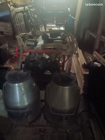 chariot de traite bidons et cuve