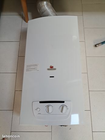 VENDS Chauffe-bain SAUNIER DUVAL OPALIA C- gaz naturel CYCLO SANS veilleuse conduit de fumée