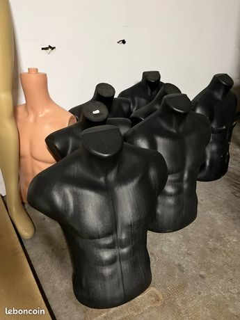Vends Lot 8 bustes mannequins mixes