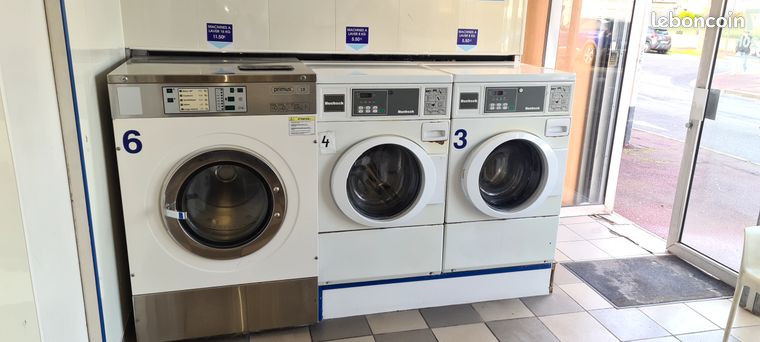 Vends machines complète pour laverie automatiques