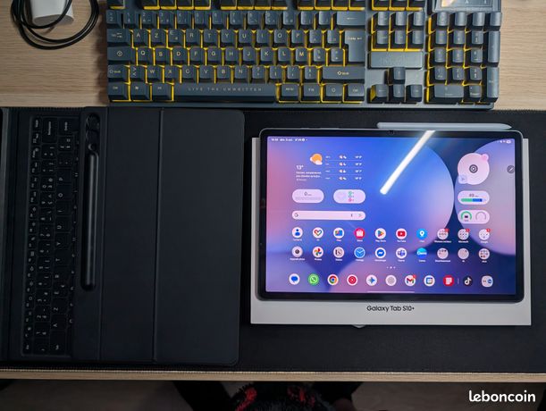 Vends Pack Samsung Galaxy Tab S10+ 512Go + Clavier Officiel - État Neuf sous garantie
