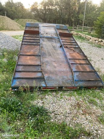 Vends remorque basculant Filliat 13T