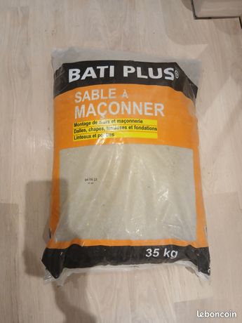 Vends sacs de sable 0/2 mm et 0/4 mm