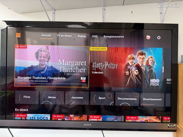 Vends TV Sony Bravia 60 pouces