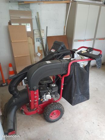 appareil ramasse feuilles et broyeur