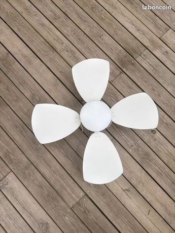 Ventilateur 4 pales + lumière
