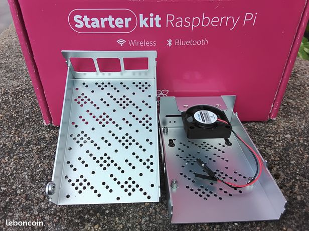 Ventilateur et boîtier métal pour RASPBERRY PI 4