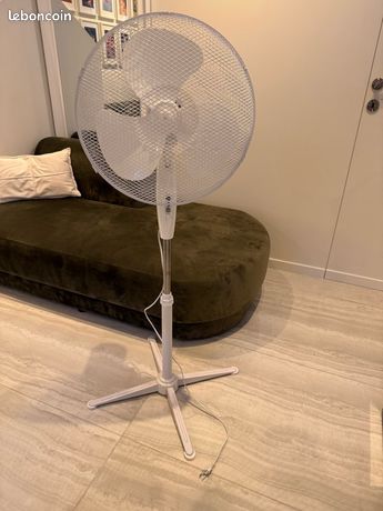 Ventilateur sur pied - Blanc