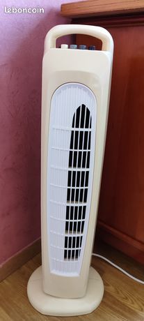 Ventilateur tour pivotant 3 positions 45 watts