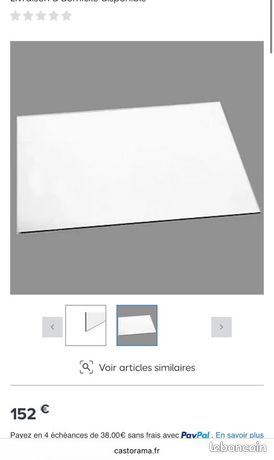 Verre Batilux cristal 100 x 100cm ép.4mm neuf