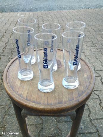 Verres à bière edelweiss 25cl