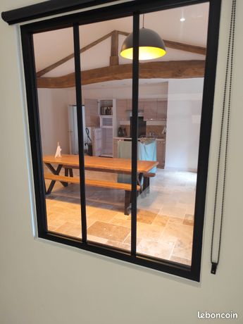 Verrières et porte coulissante emballé