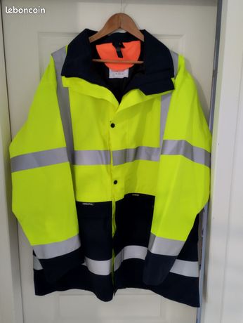 Veste haute visibilite classe 3 en goretex