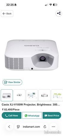 Vidéo projecteur hybride casio