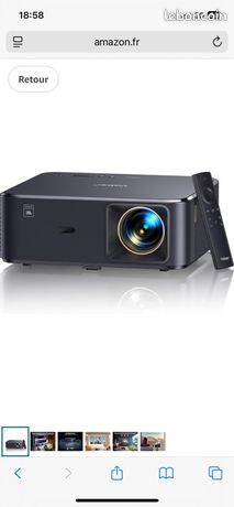 Vidéo projecteur k2s yaber jbl avec support mural