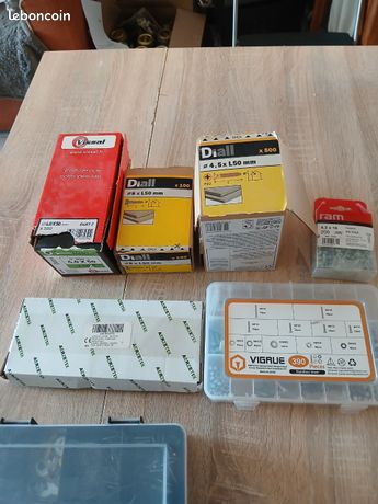 Vis et plusieurs dimensions + boites