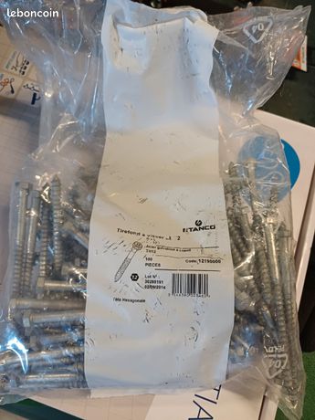 Vis galvanisé tirre-fond