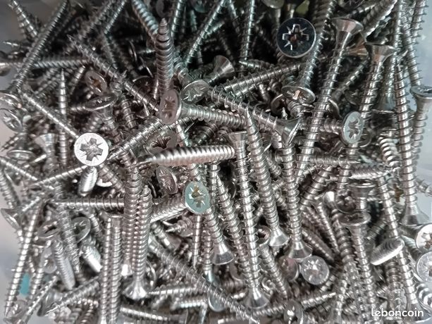 Vis inox A2 4x40 tf pz2 pour extérieur