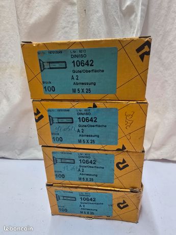 Vis m5 x 25 4boites