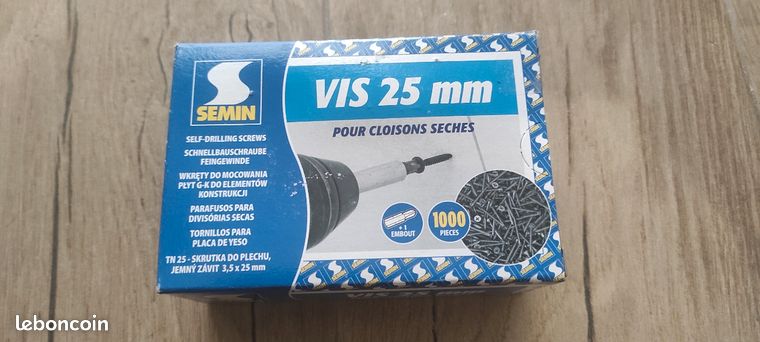 Vis placo 25mm