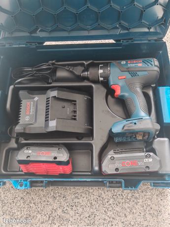 Visseuse devisseuse bosch pro 18v avec chargeur et accumulateurs comme