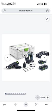 Visseuse FESTOOL DWC 18-4500 HPC 4,0 l-plus