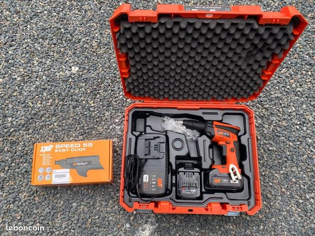 Visseuse plaquiste Spit P18 avec batterie chargeur rapide et le SPEED P55