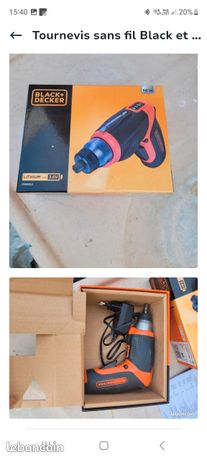 Visseuse tournevis black et decker