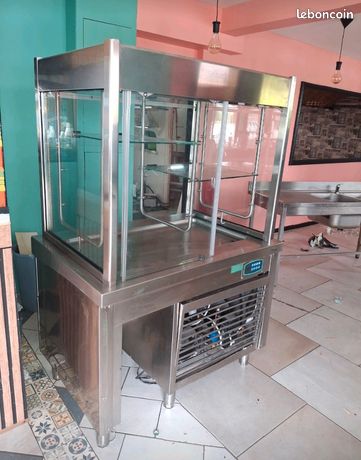 Vitrine Meuble Réfrigérée inox
