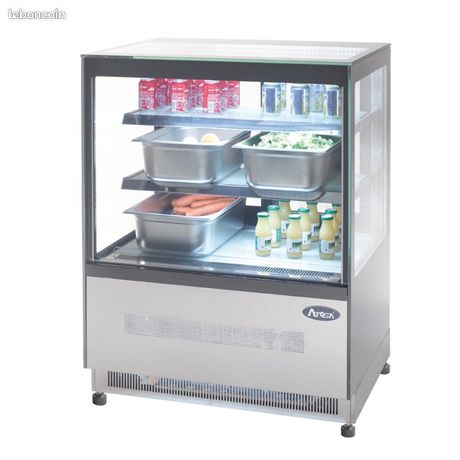 Vitrine panoramique réfrigérée INOX