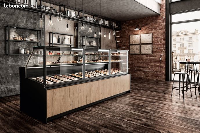 Vitrine réfrigéré pâtisserie boulangerie sur mesure ITALCONCEPT