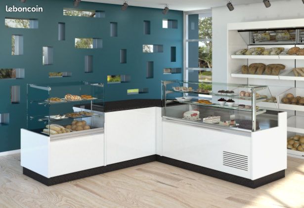 Vitrine refrigérée comptoir agencement sur mesure tout commerce