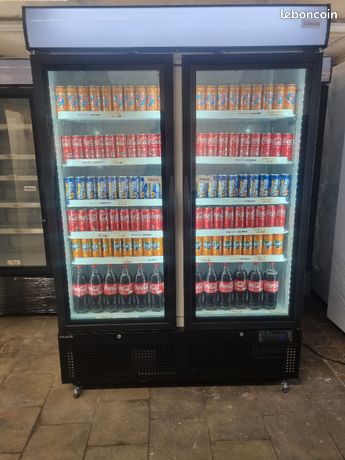 Vitrine réfrigérée double portes