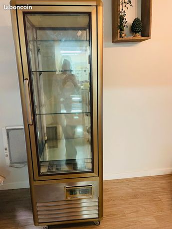 Vitrine Tecfrigo 4 faces vitrées tablettes en verre 505 L Spécial chocolat