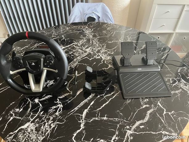 Volant Hori Apex Wheel Racing + pédalier + Support