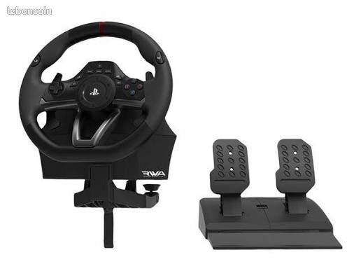 Volant hori avec pedale + boite + grand turismo 7 ps4