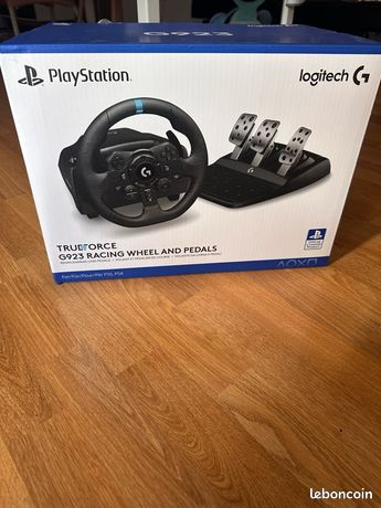 Volant Logitech G923 Compatible PS5 / PC État Neuf + Facture & Garantie