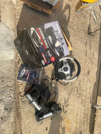 Volant pédale et frein à main pour PlayStation